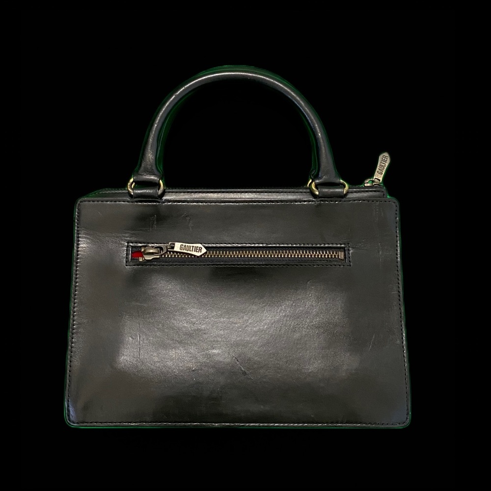 90’s Jean Paul Gaultier Leather Window Bag - Picture 3 of 4